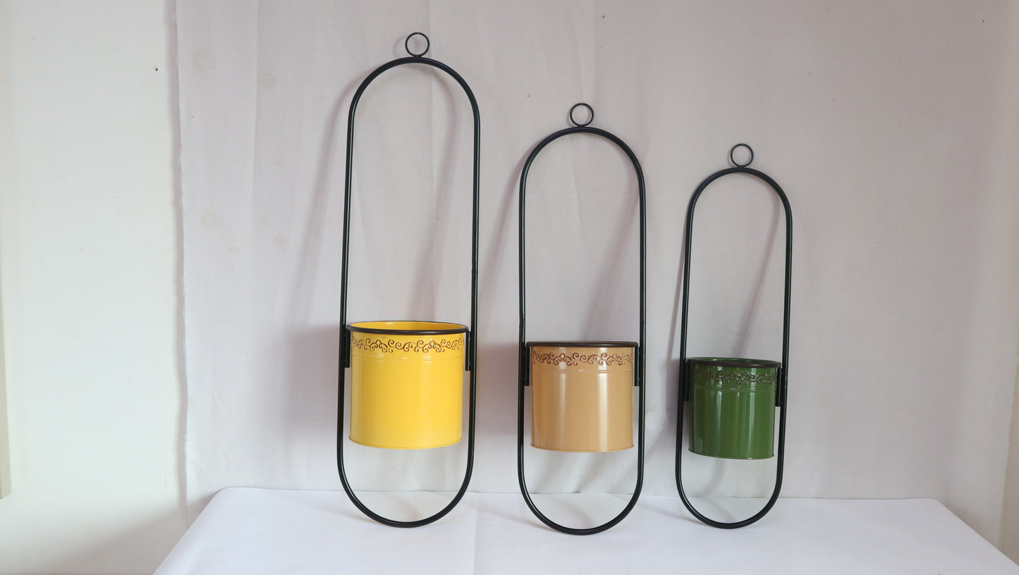 Rect. Metal Basket Garden Planter and Pot Basket Container  Holiday