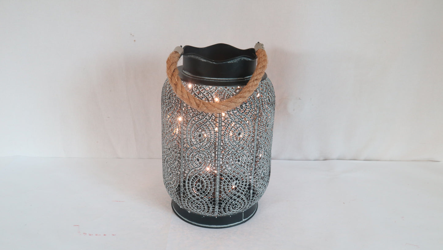 Garden Decoration Metal Lantern Light Outside Inside