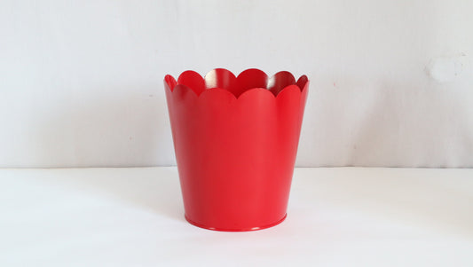 Metal Basket Planter Garden Flower Floral Planter Christmas Holiday Gift Basket Small