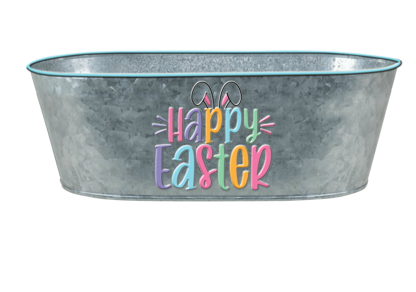 Metal Basket Gift Basket Rect. Holiday Container Planter Plant Flower Garden