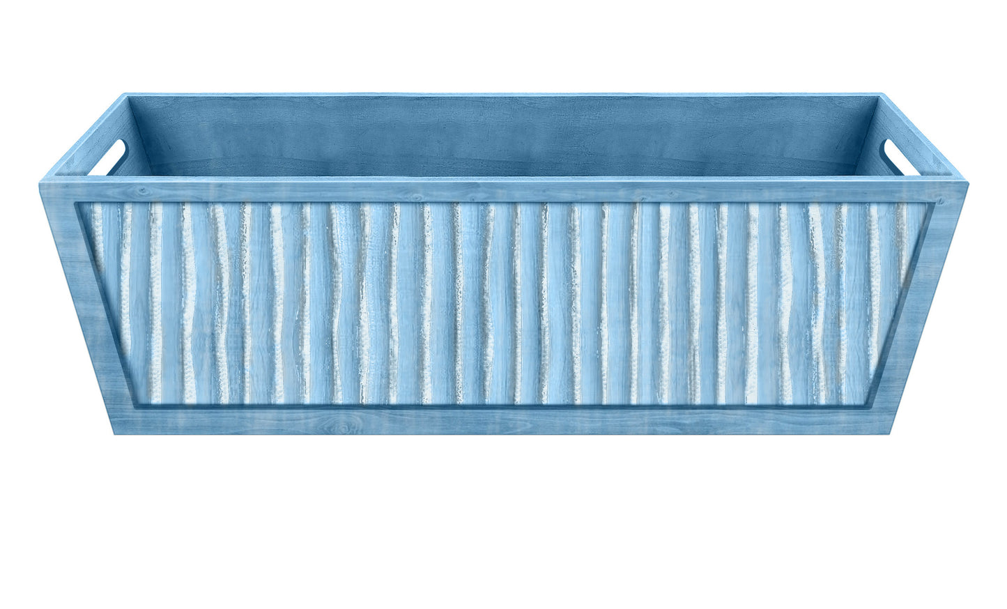 Rect. Wooden Basket Holiday Basket Easter Container Giftware