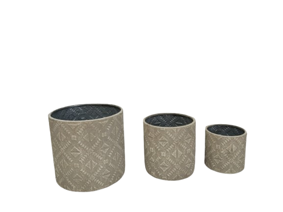 Round Gift Metal Basket Holiday Planter Flower Indoor Outdoor