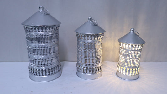 Metal Lantern Gift Basket Holidays Outdoor