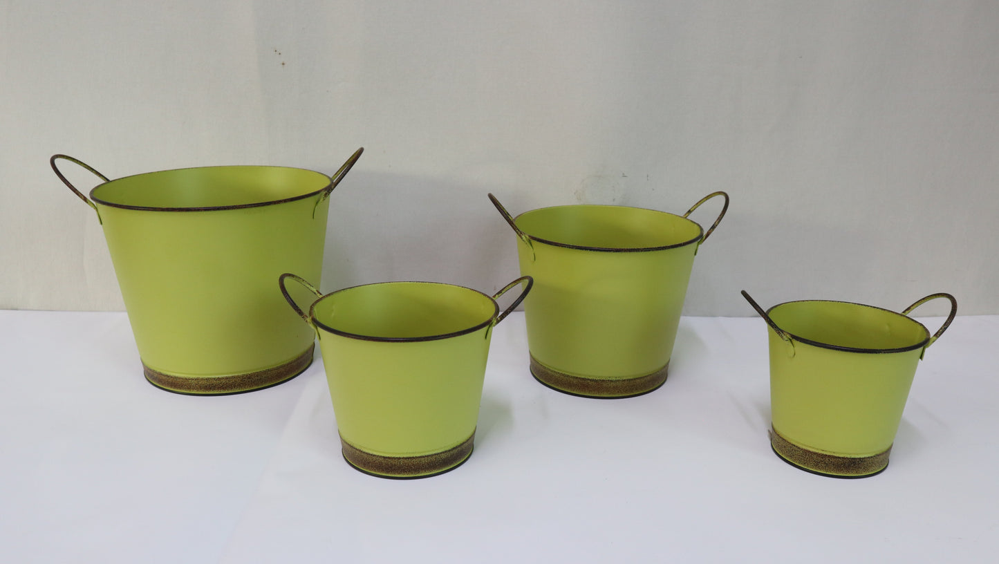 Metal Planter Garden Planter and Pot Basket Container Easter Holiday