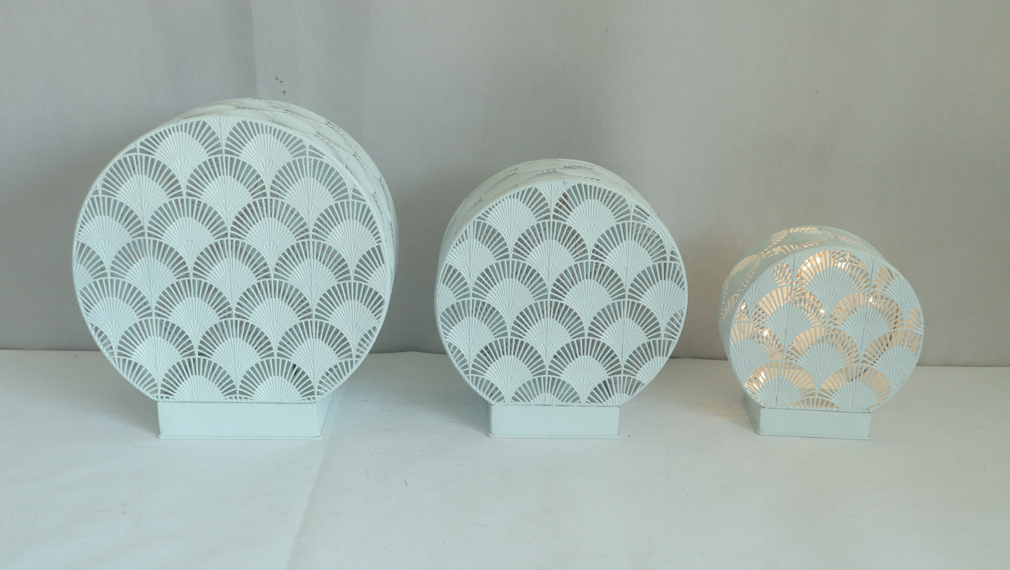 Metal Lantern Gift Basket Holidays Outdoor Indoor