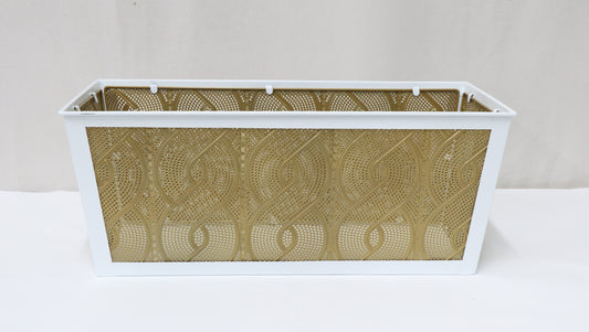 Rect. Metal Basket Gift Container Planter Indoor and Outdoor