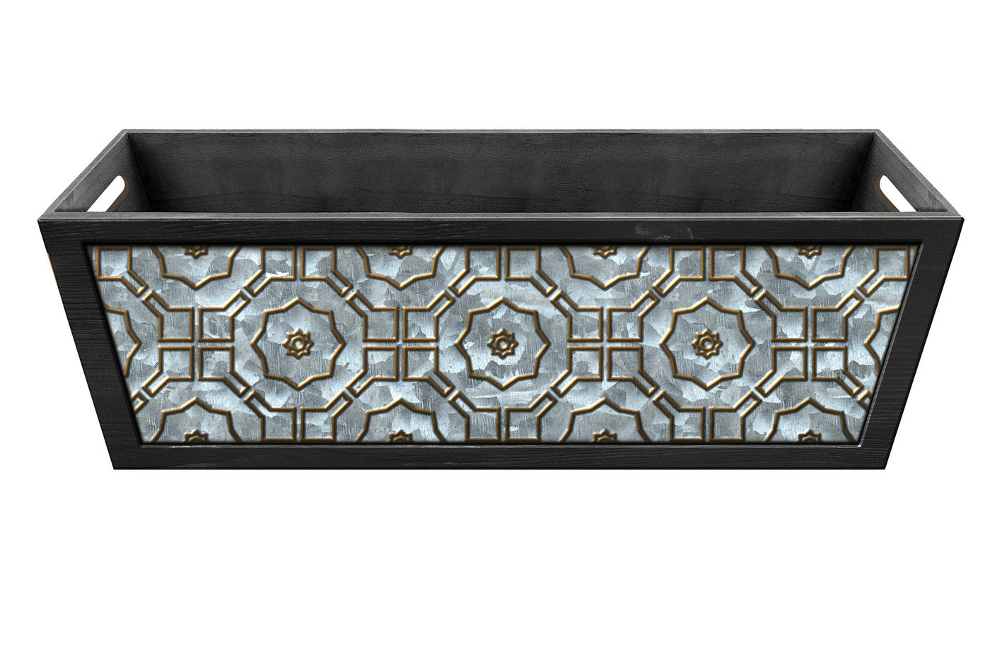 Wooden Basket Gift Basket Rect. Holiday Container Planter Plant Flower Garden