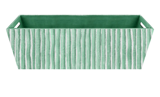 Rect. Wooden Basket Holiday Basket Easter Container Giftware