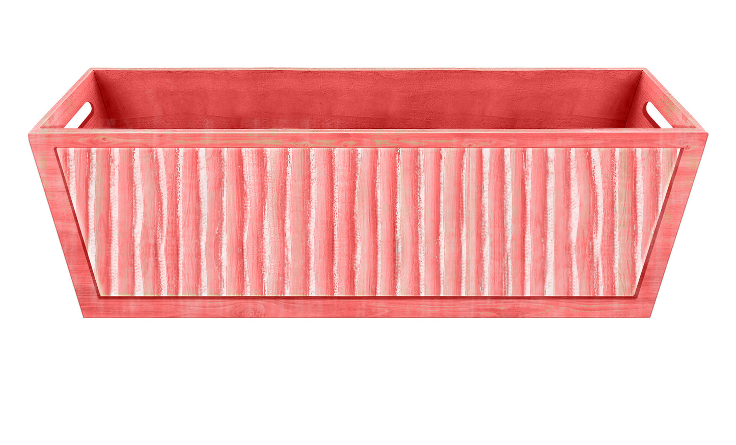 Rect. Wooden Basket Holiday Basket Easter Container Giftware