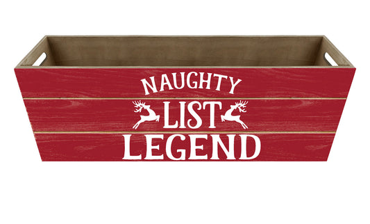 Rect. Wooden Basket Holiday Basket Container Giftware Nature