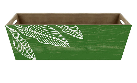 Rect. Wooden Basket Holiday Basket Container Giftware Nature