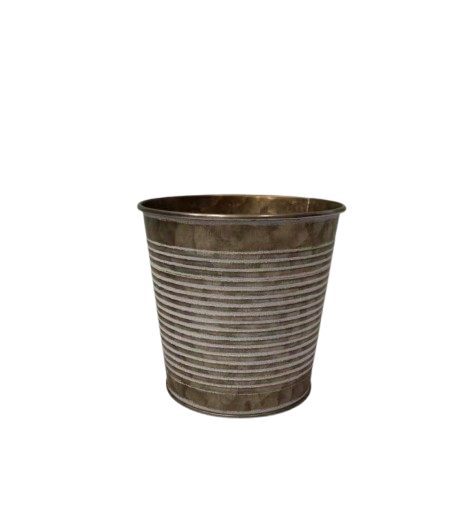 Metal Basket Planter Holiday Garden Flower Indoor Outdoor Storage